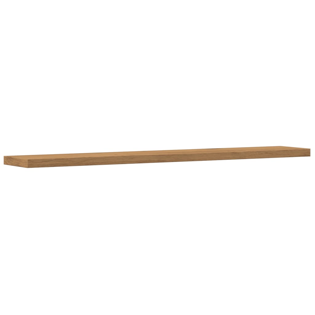 Rafturi De Perete, 4 Buc., Stejar Artizanal, 60X20X1,5 Cm, Lemn