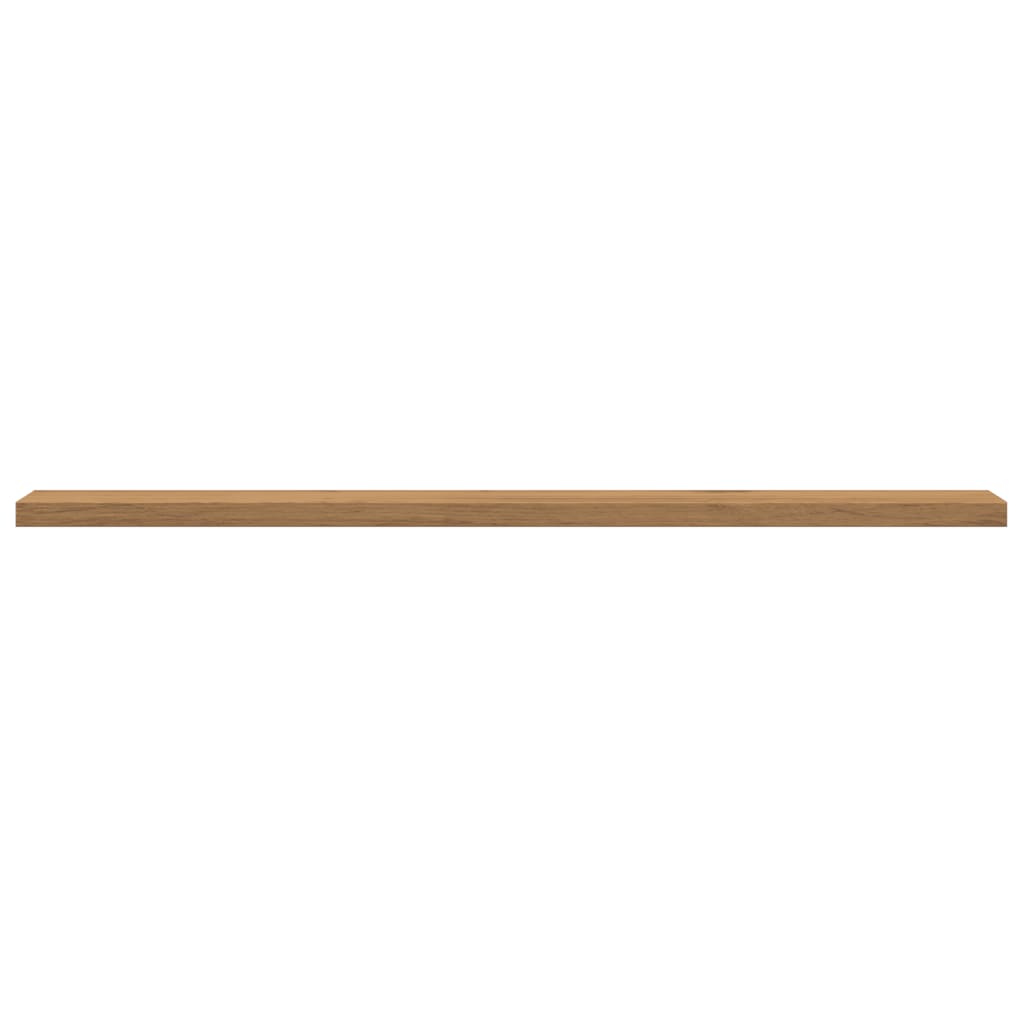 Rafturi De Perete, 4 Buc., Stejar Artizanal, 60X20X1,5 Cm, Lemn