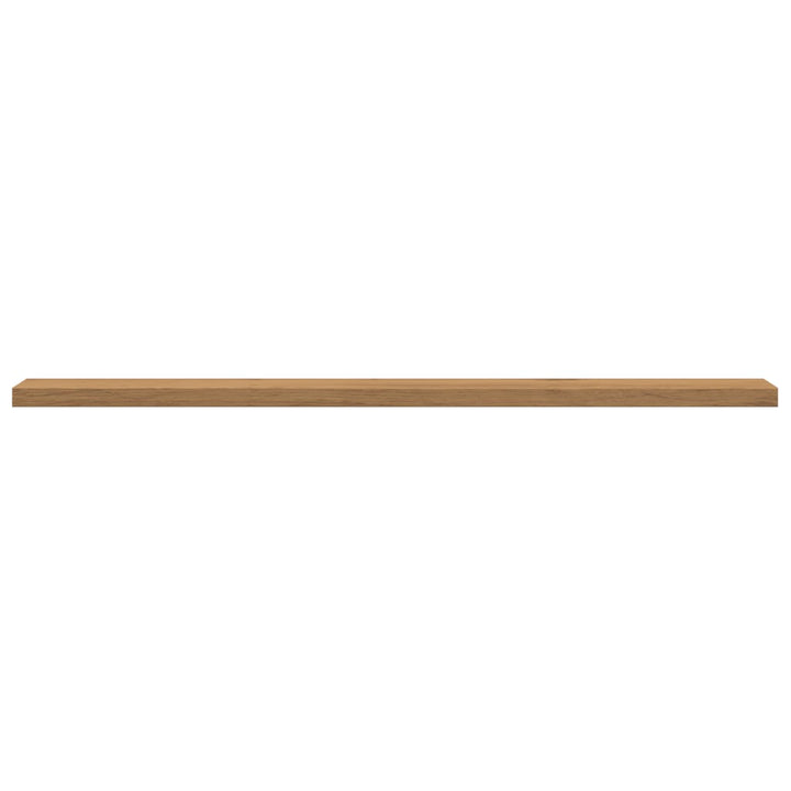 Rafturi De Perete, 4 Buc., Stejar Artizanal, 60X20X1,5 Cm, Lemn