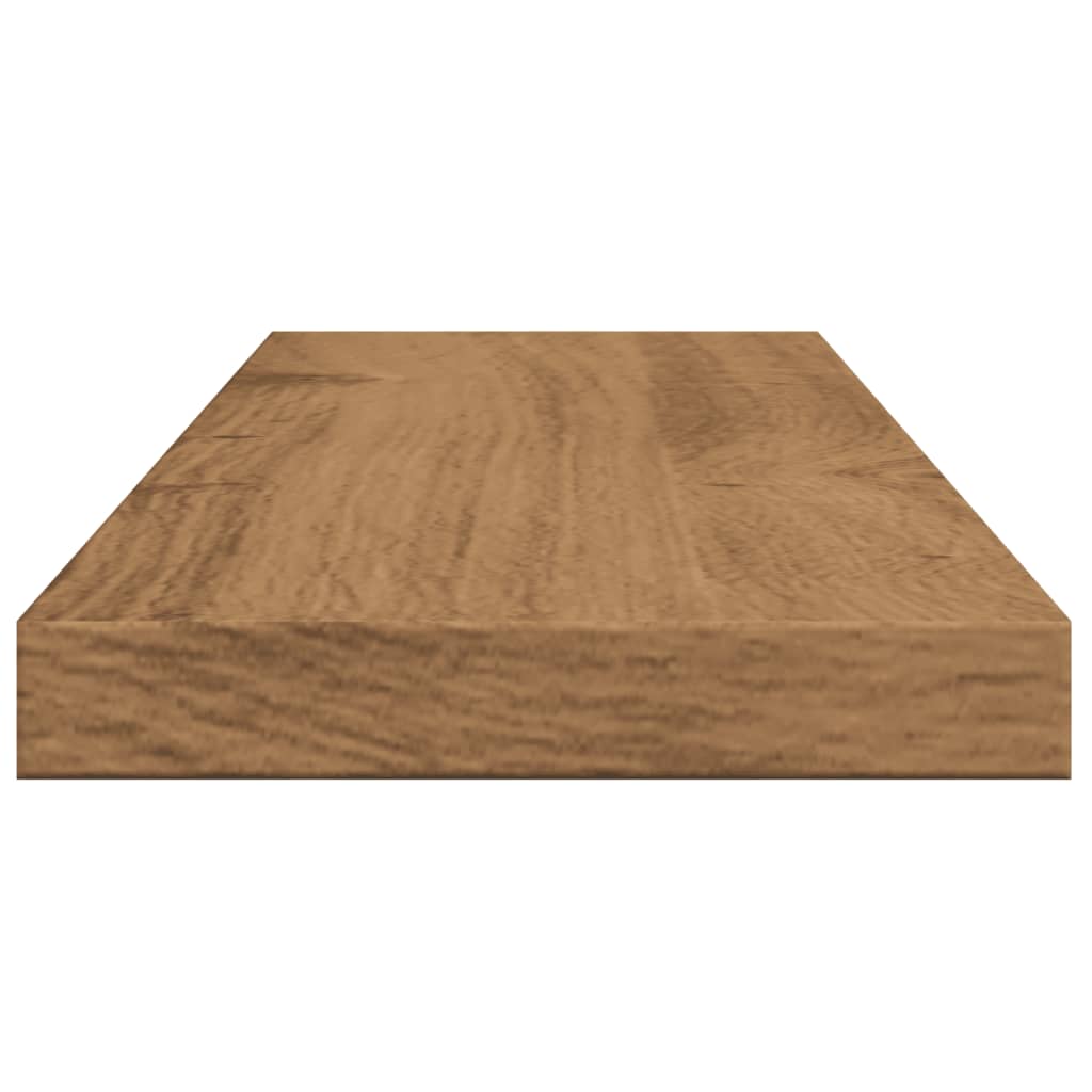Rafturi De Perete, 4 Buc., Stejar Artizanal, 60X20X1,5 Cm, Lemn