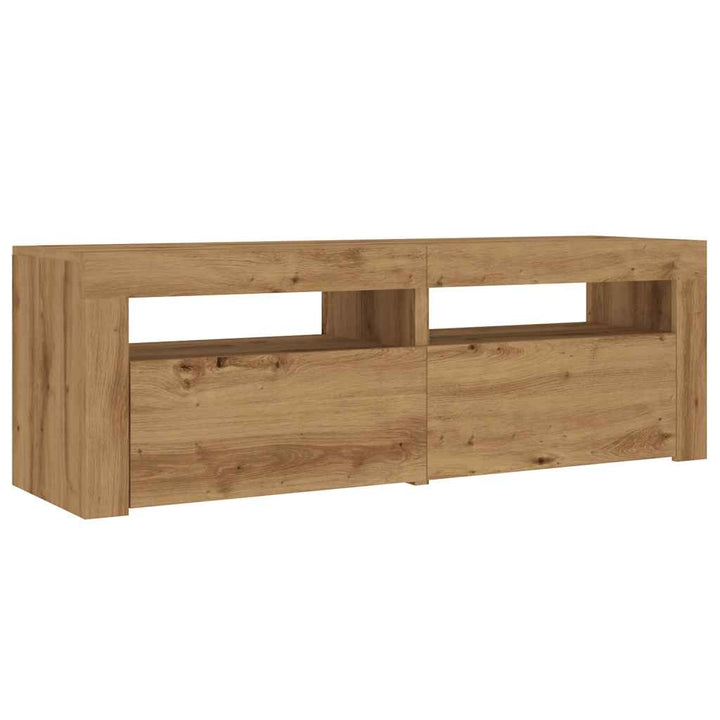 Dulap Tv Cu Led 120X35X40 Cm Lemn Prelucrat