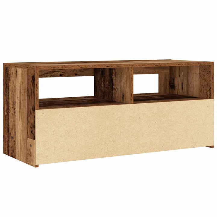 Dulap Tv Cu Lumini Led 90X35X40 Cm Lemn Prelucrat