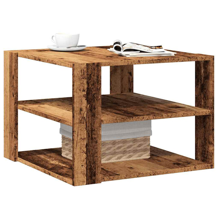 Măsuță De Cafea, Stejar Maro, 59,5X59,5X40 Cm, Lemn Prelucrat