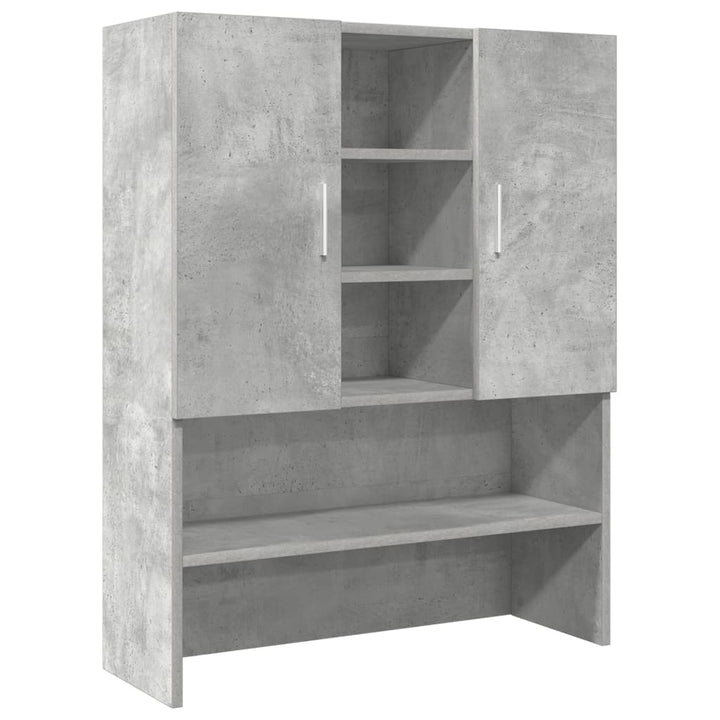 Dulap Mașină De Spălat, Gri Beton, 70,5X25,5X90 Cm