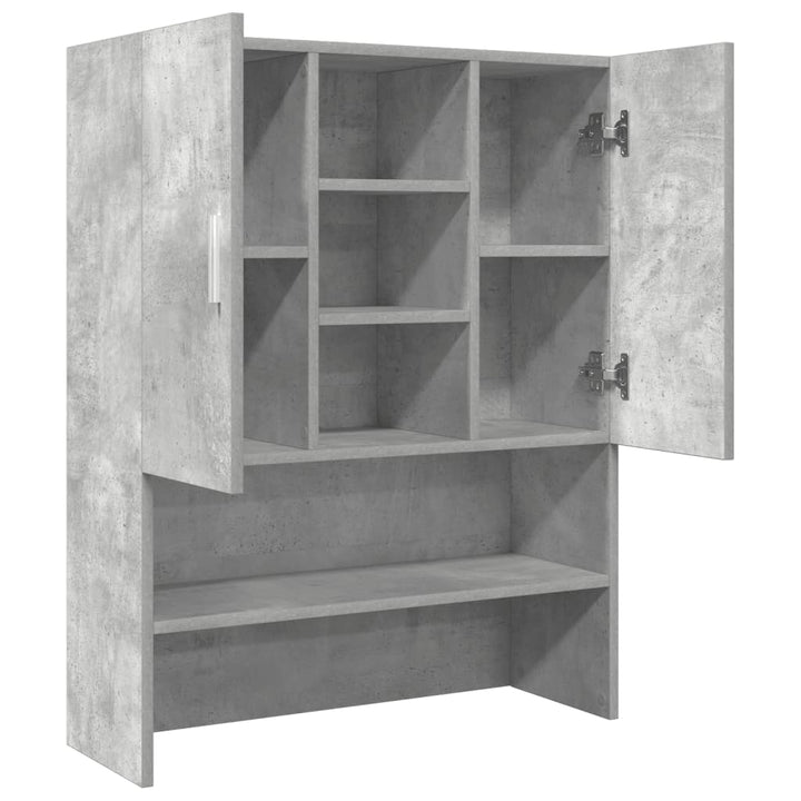 Dulap Mașină De Spălat, Gri Beton, 70,5X25,5X90 Cm