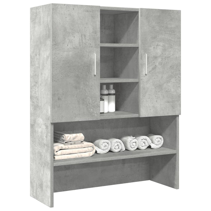 Dulap Mașină De Spălat, Gri Beton, 70,5X25,5X90 Cm