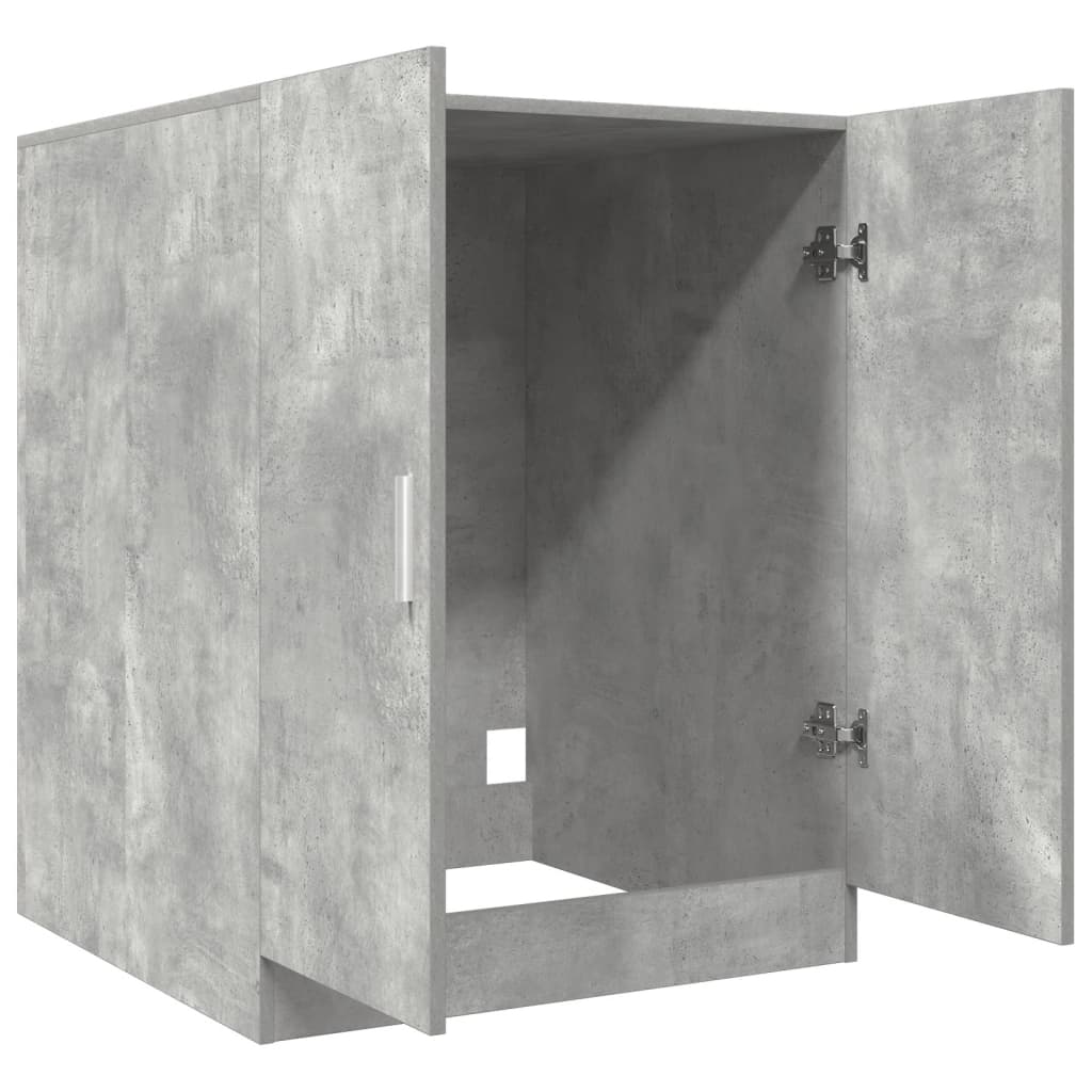Dulap Mașină De Spălat, Gri Beton, 70,5X71,5X91,5 Cm