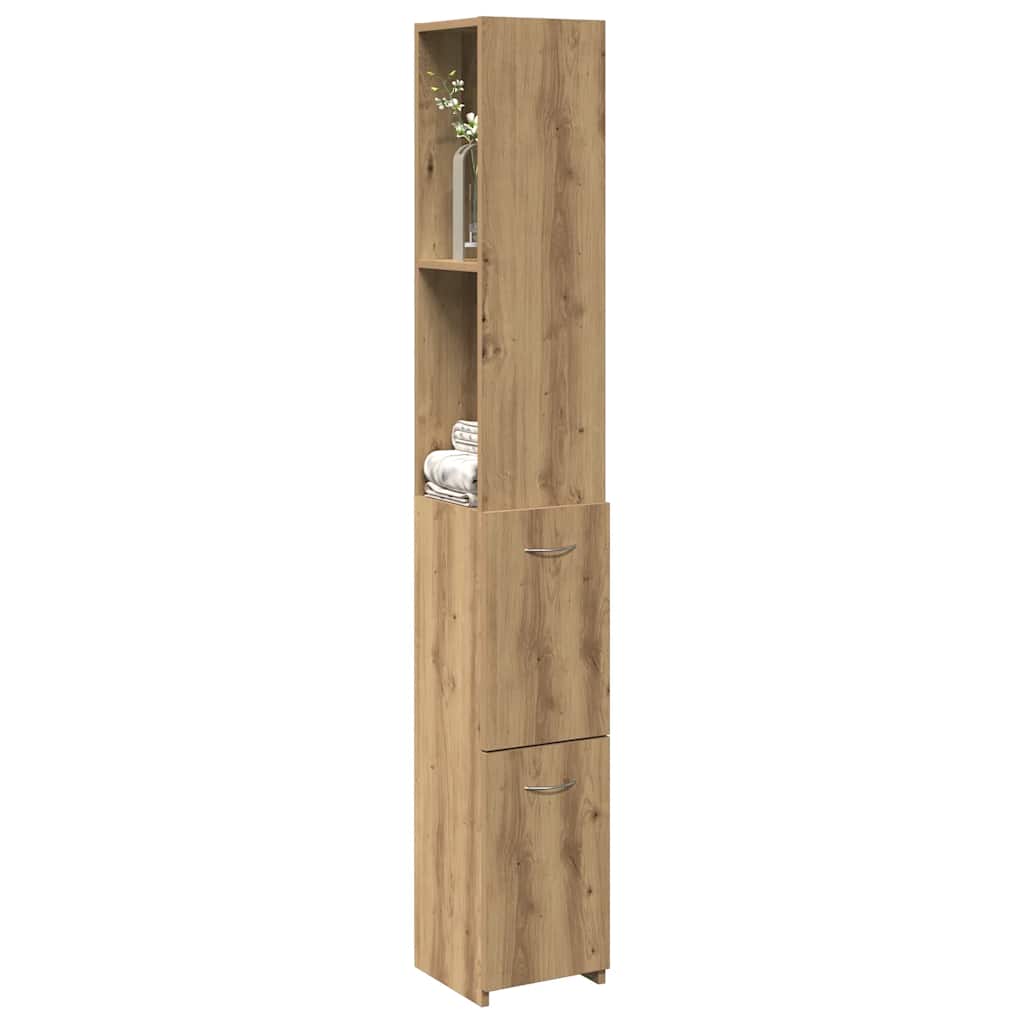 Dulap De Baie, , 25X26,5X170 Cm, Lemn Prelucrat