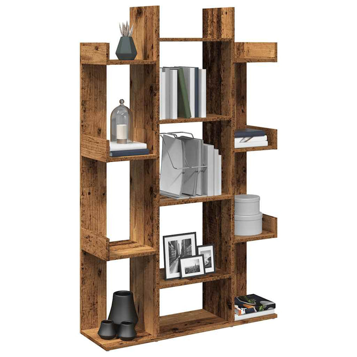 Bibliotecă, Gri Sonoma, 86X25,5X140 Cm, Lemn Prelucrat