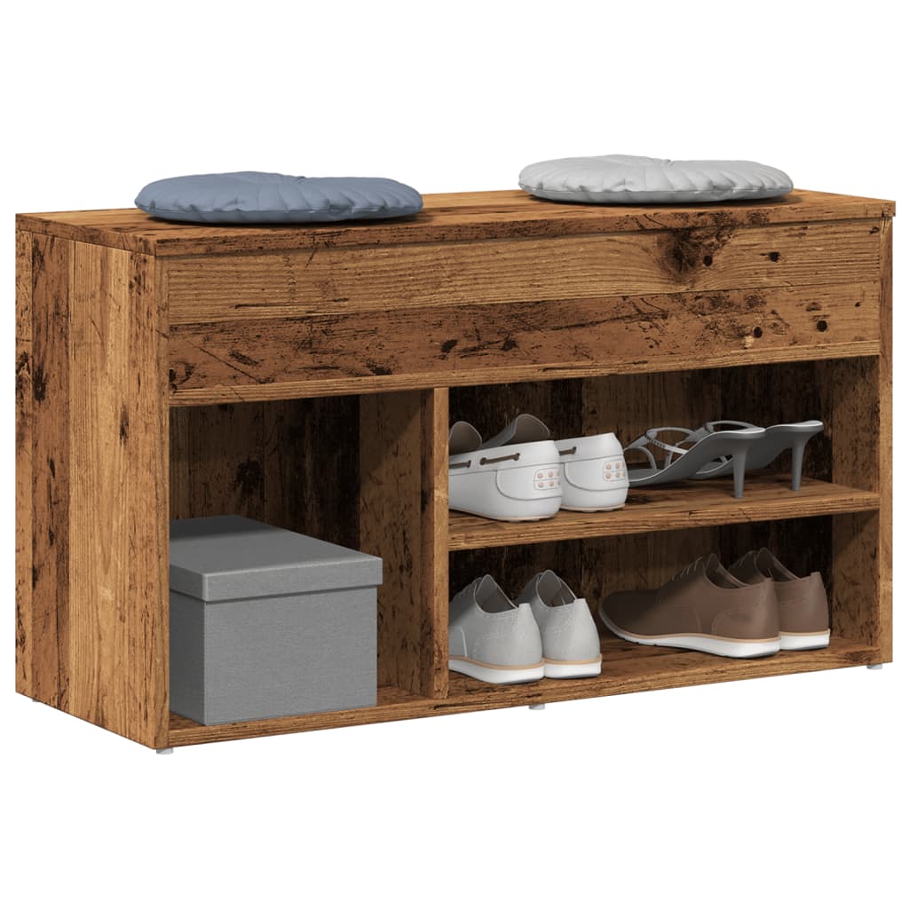 Bancă Pentru Pantofi Stejar Sonoma 80X30X45 Cm Lemn Prelucrat