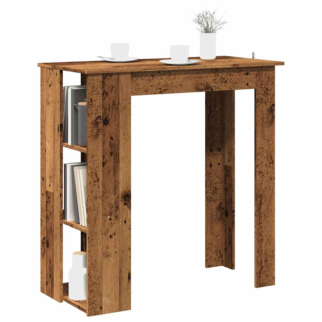 Masă De Bar Cu Raft, , 102X50X103,5 Cm, Pal