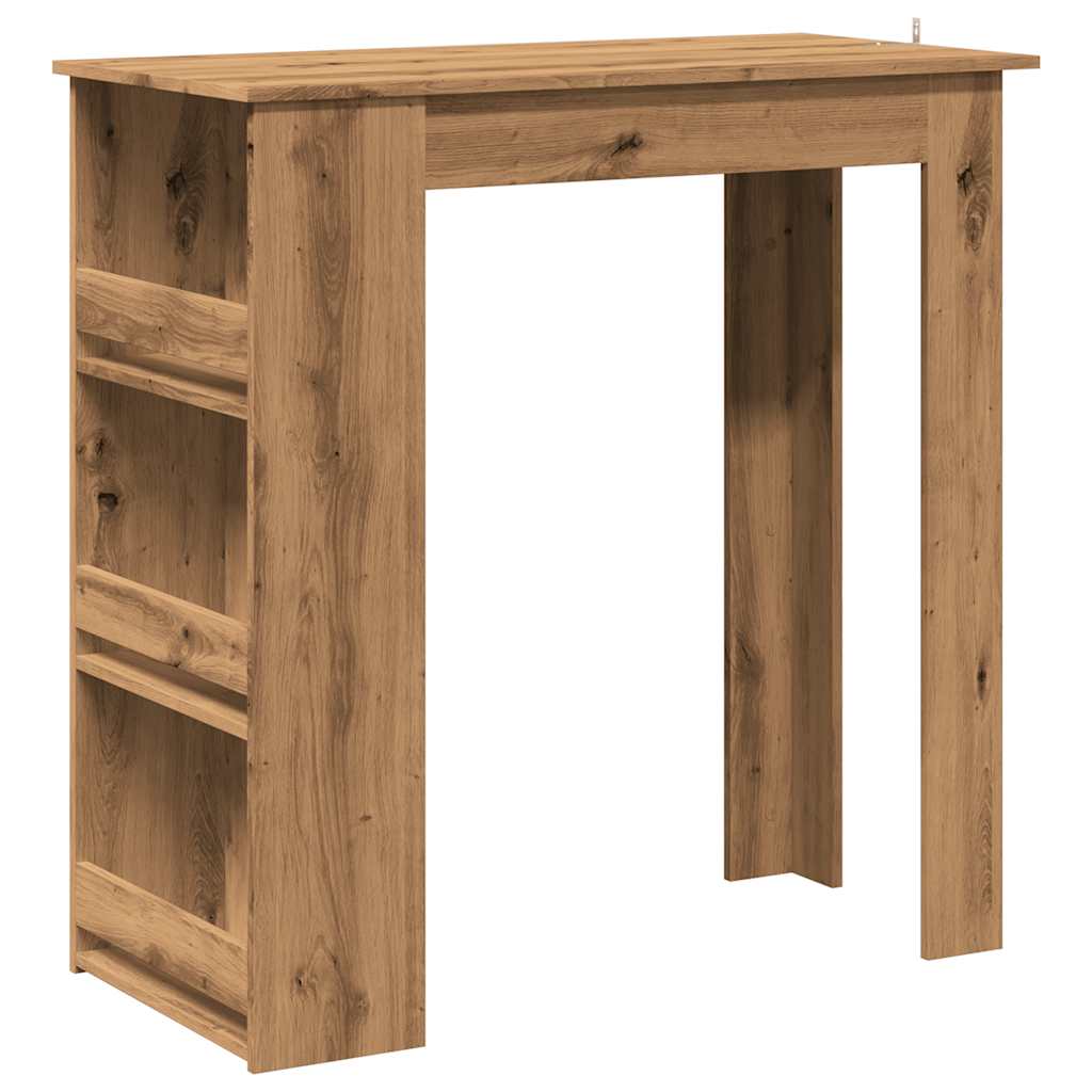 Masă Bar Cu Raft De Depozitare 102X50X103,5 Cm