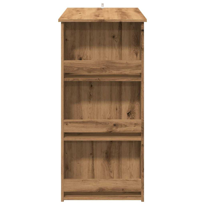 Masă Bar Cu Raft De Depozitare 102X50X103,5 Cm