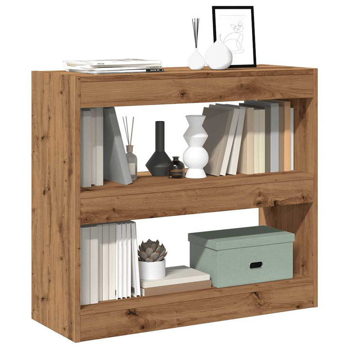 Bibliotecă/Separator Cameră, Alb Extralucios, 80X30X96 Cm, Pal