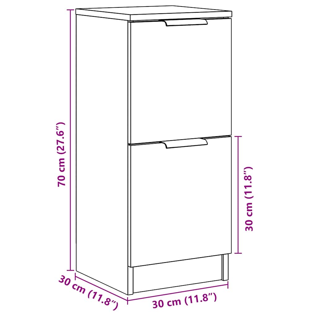 Dulap, , 30X30X70 Cm, Lemn Prelucrat