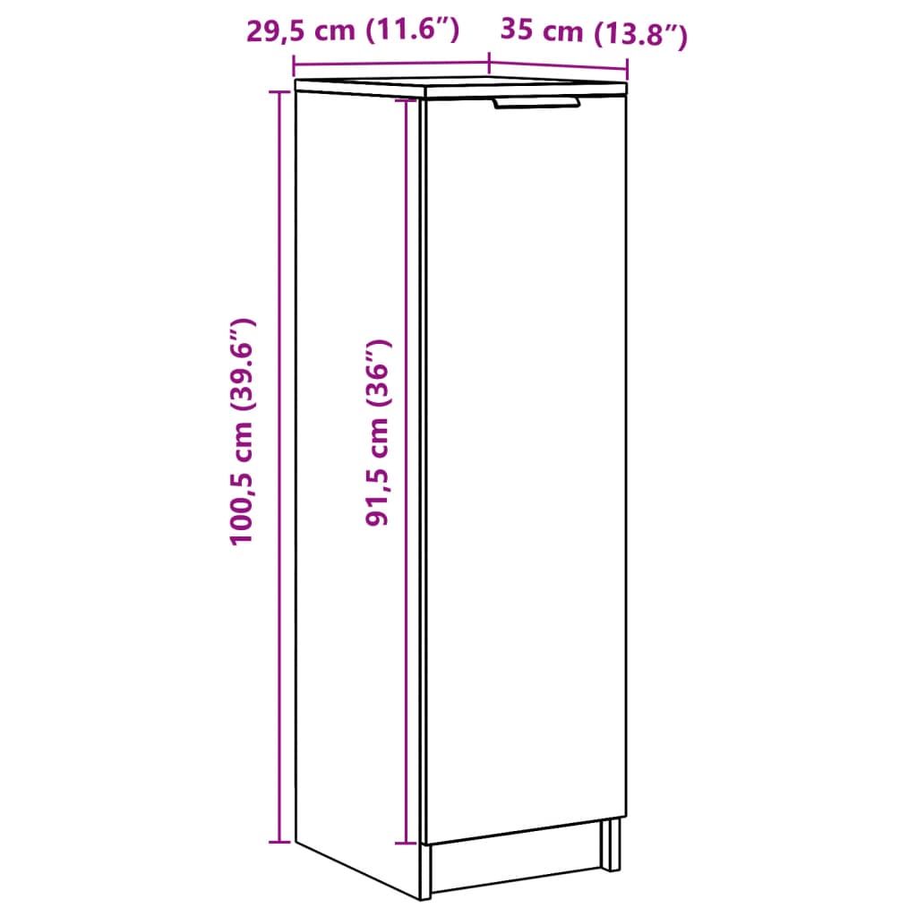 Pantofar, Lemn Vechi, 29,5X35X100,5 Cm, Lemn Prelucrat