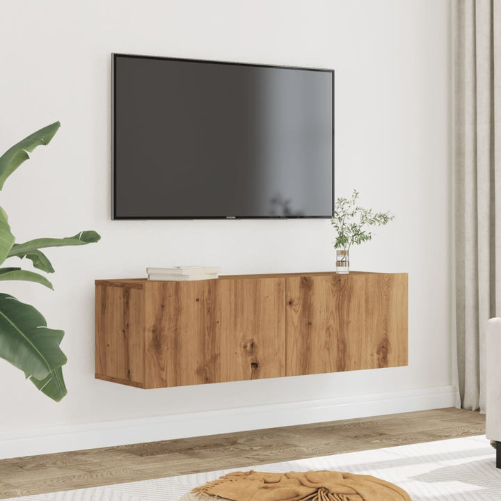 Dulap Tv De Perete, , 120X30X30 Cm, Lemn Prelucrat