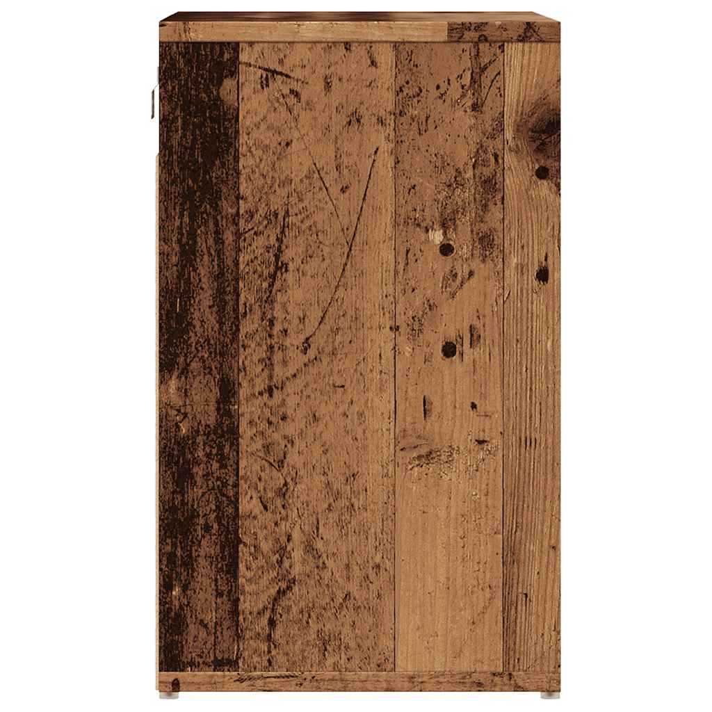 Dulap Pantofi Lemn Vechi 52X30X50 Cm