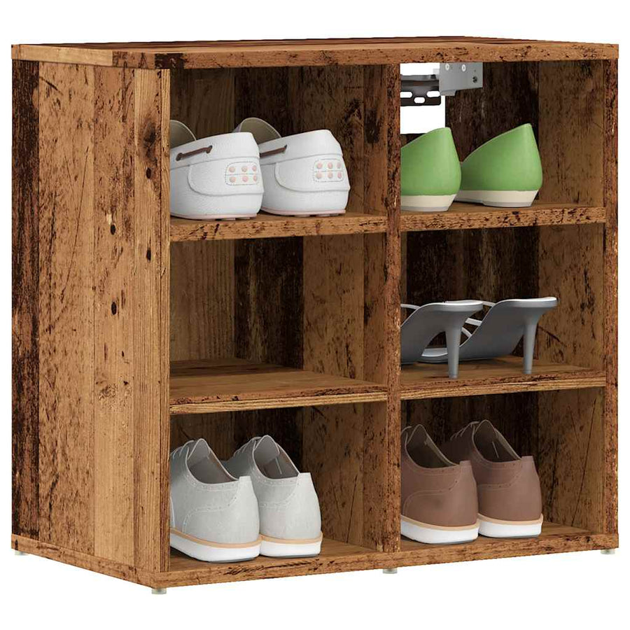 Dulapuri De Pantofi 2 Buc Lemn Vechi 52X30X50 Cm