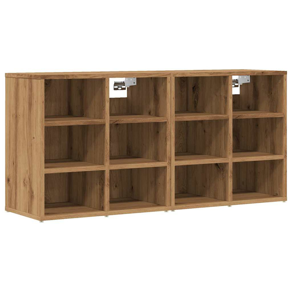 Dulapuri Pantofi 2 Buc Stejar Artizanal 52X30X50 Cm
