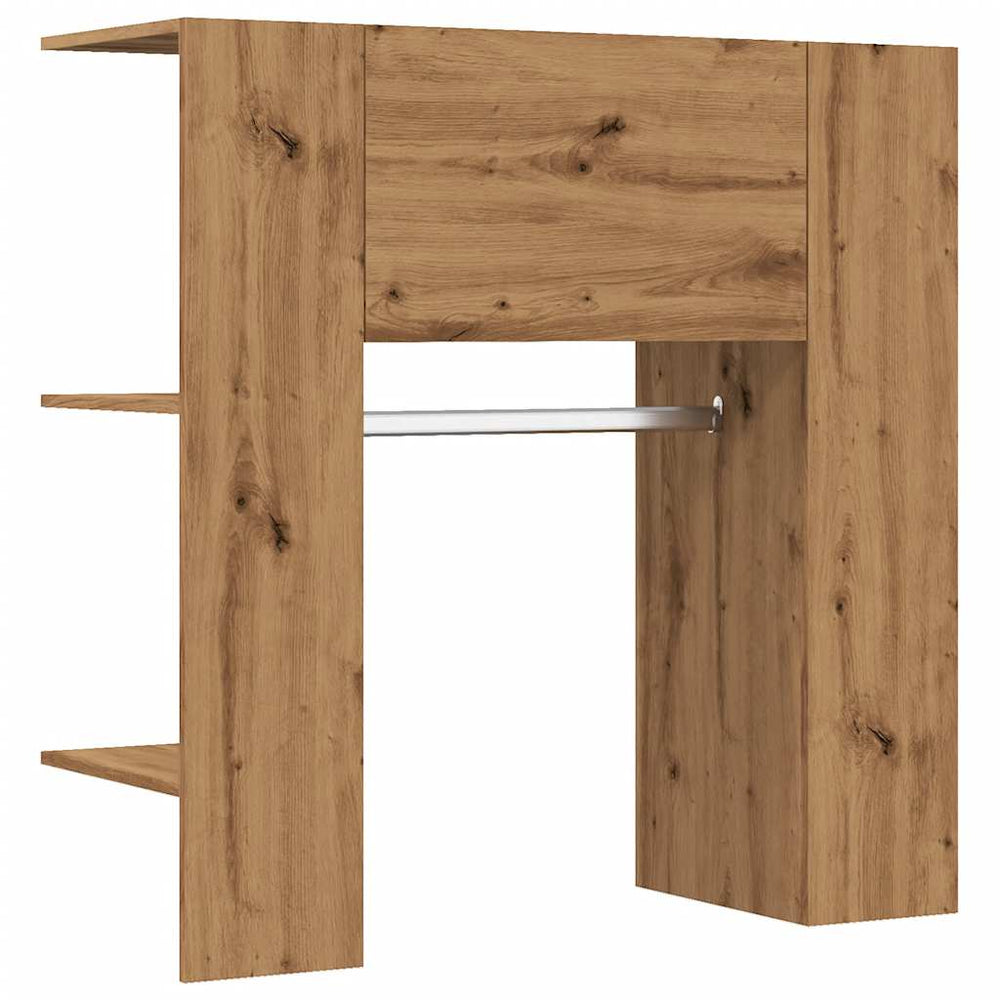Dulap Pentru Hol Stejar Artizanal 97,5X37X99 Cm Lemn Prelucrat