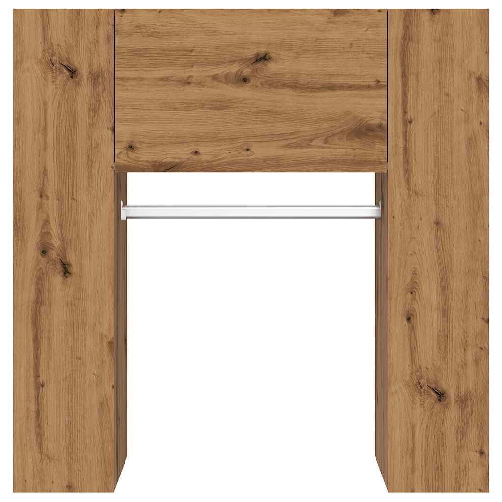 Dulap Pentru Hol Stejar Artizanal 97,5X37X99 Cm Lemn Prelucrat