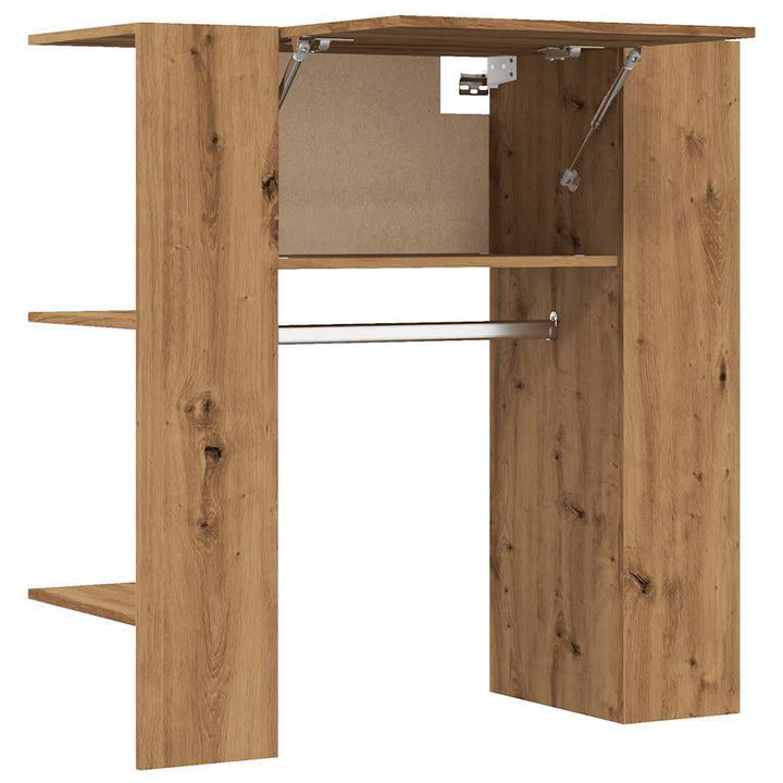 Dulap Pentru Hol Stejar Artizanal 97,5X37X99 Cm Lemn Prelucrat