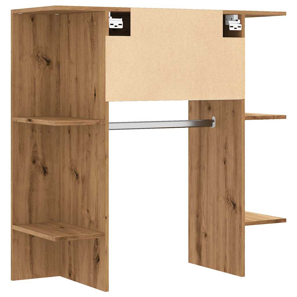 Dulap Pentru Hol Stejar Artizanal 97,5X37X99 Cm Lemn Prelucrat