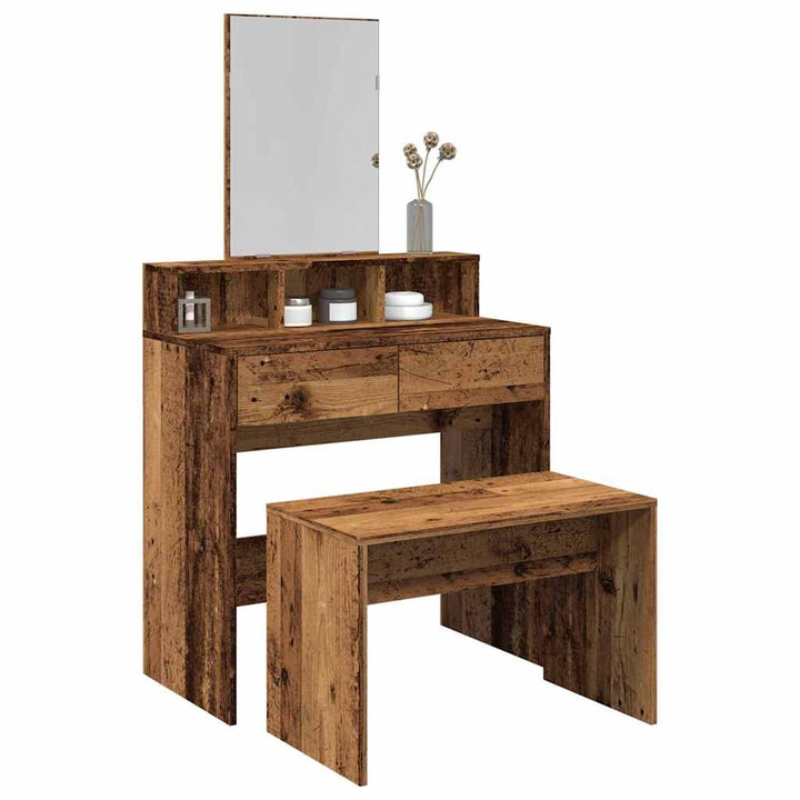 Taburet De Toaletă 70X35X45 Cm Lemn Prelucrat