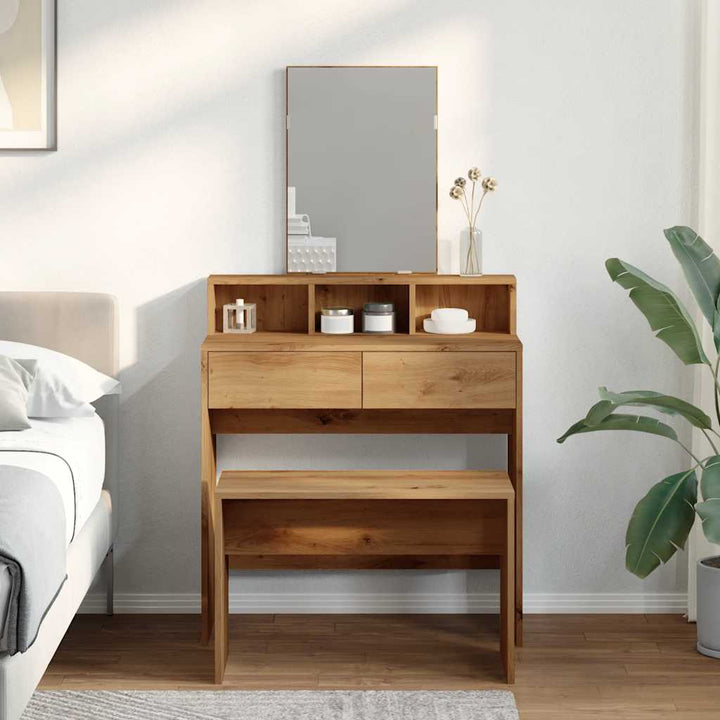 Taburet De Toaletă 70X35X45 Cm Lemn Prelucrat