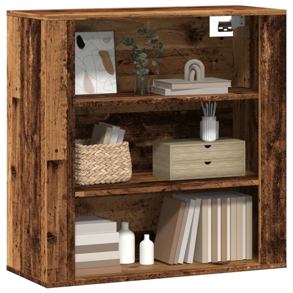 Dulap De Perete, Lemn Vechi, 80X33X80 Cm, Lemn Prelucrat