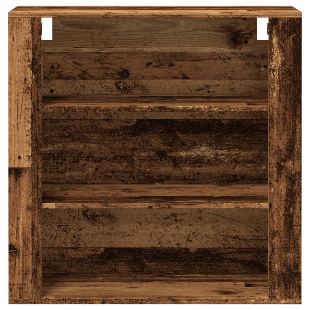 Dulap De Perete, Lemn Vechi, 80X33X80 Cm, Lemn Prelucrat