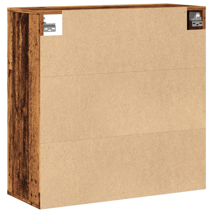 Dulap De Perete, Lemn Vechi, 80X33X80 Cm, Lemn Prelucrat