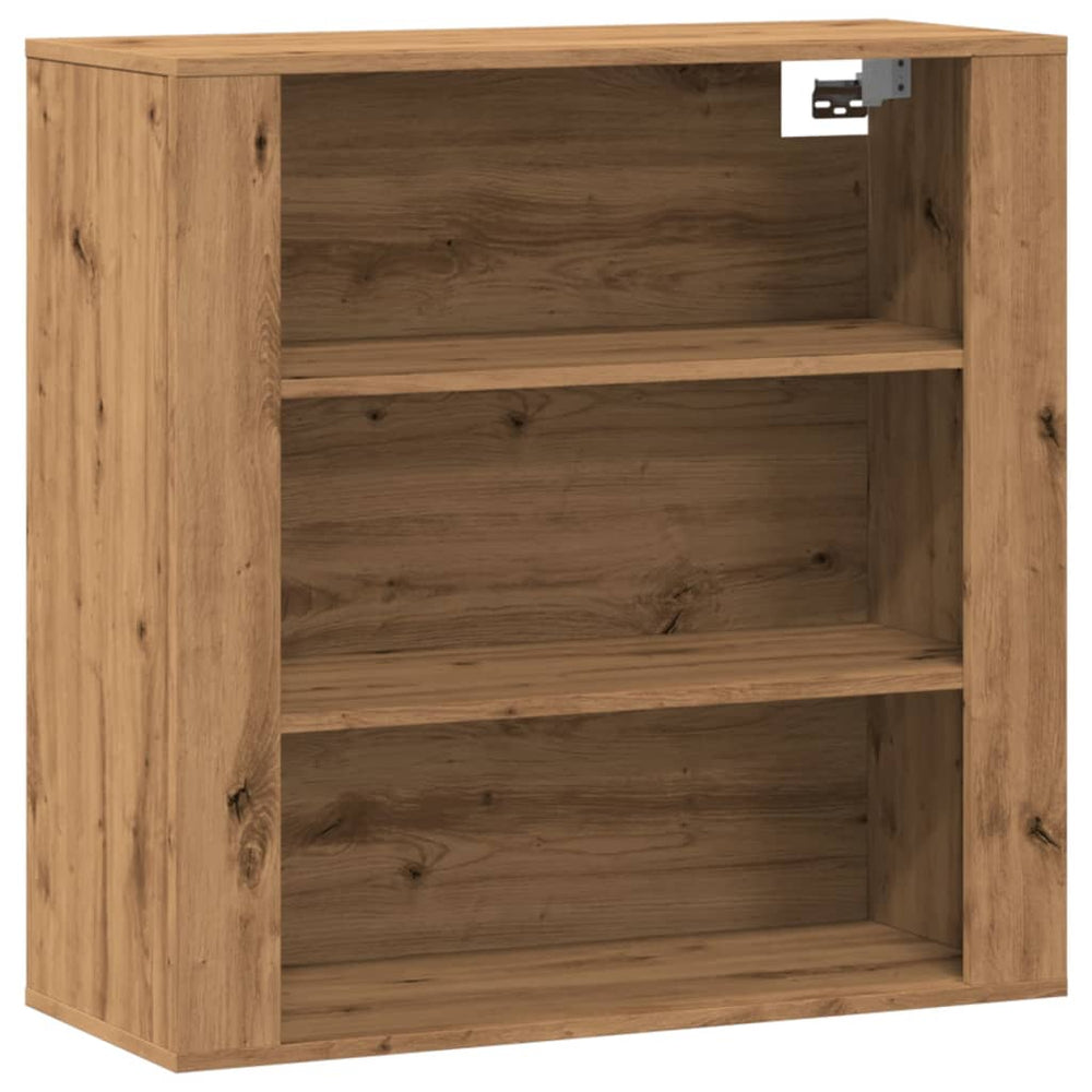 Dulap De Perete, Stejar Artizanal,80X33X80 Cm, Lemn Prelucrat