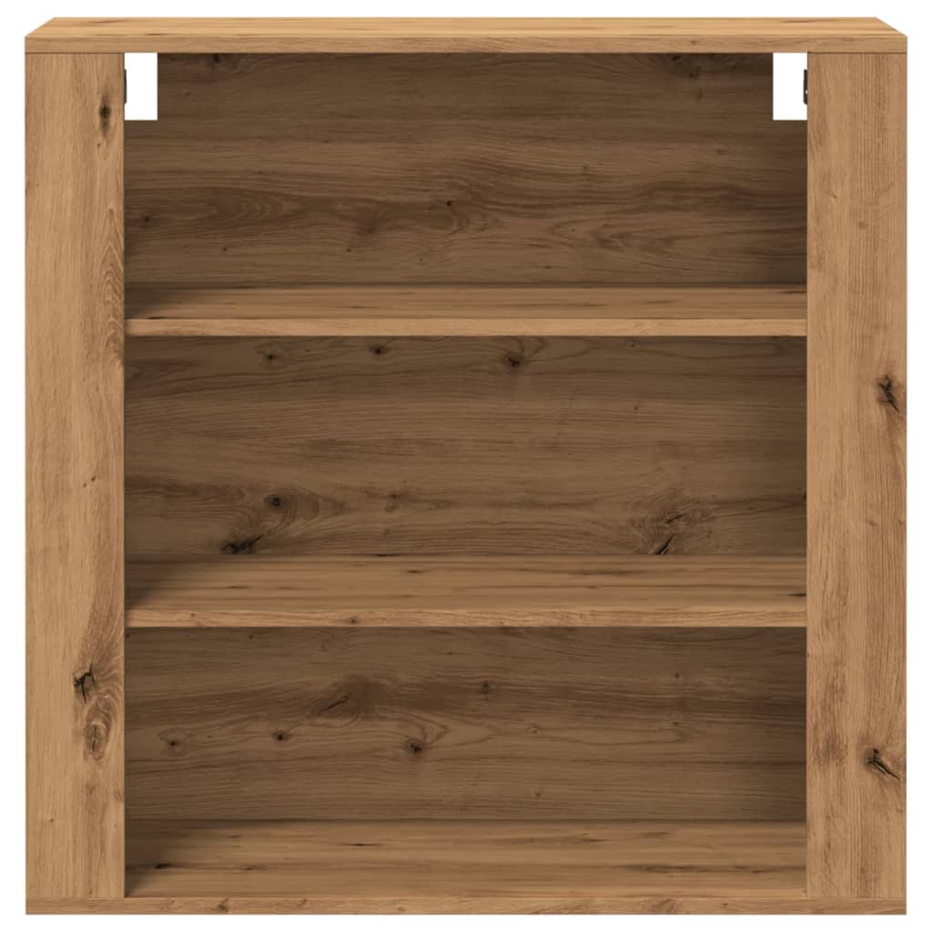 Dulap De Perete, Stejar Artizanal,80X33X80 Cm, Lemn Prelucrat
