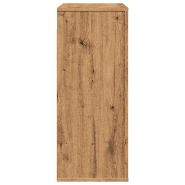 Dulap De Perete, Stejar Artizanal,80X33X80 Cm, Lemn Prelucrat