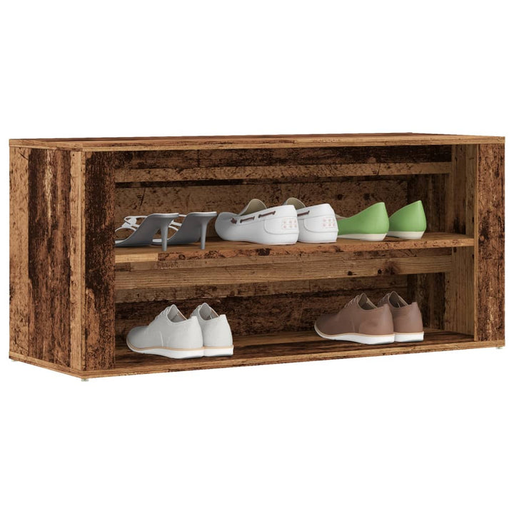 Pantofar, Stejar Maro, 100X35X45 Cm, Lemn Compozit