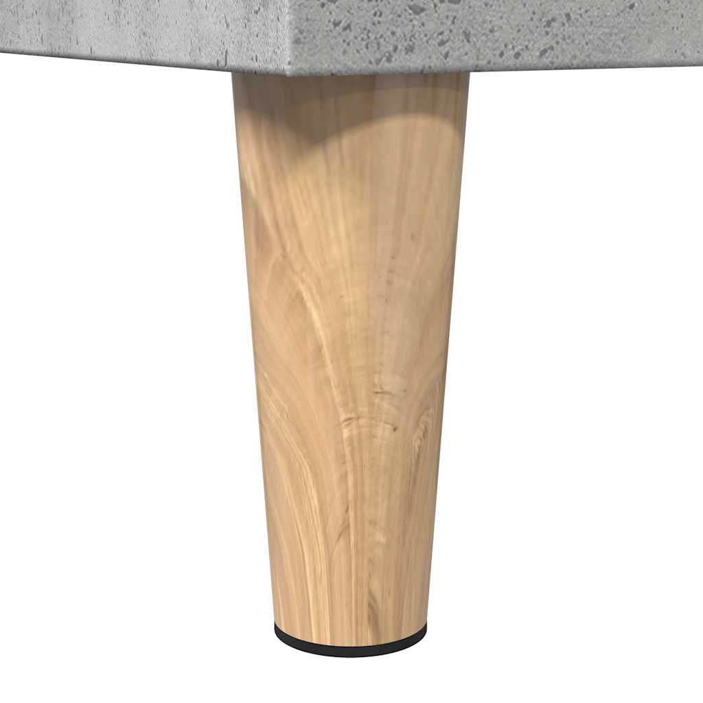 Dulap De Baie, Gri Beton, 30X30X190 Cm, Lemn Prelucrat