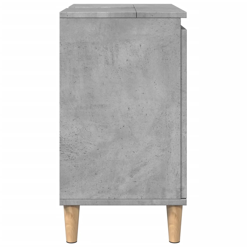Dulap De Chiuvetă, Gri Beton, 58X33X60 Cm, Lemn Prelucrat