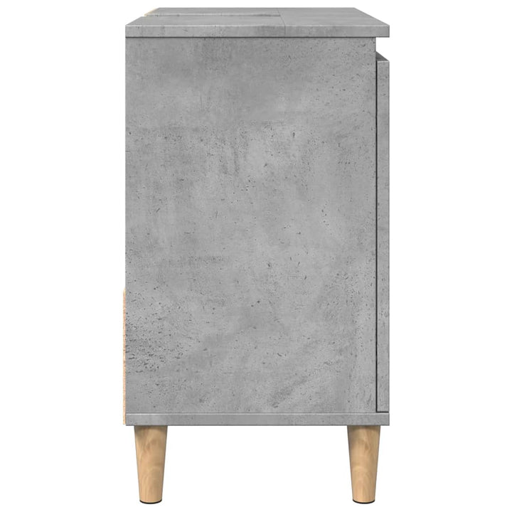 Dulap De Chiuvetă, Gri Beton, 65X33X60 Cm, Lemn Prelucrat