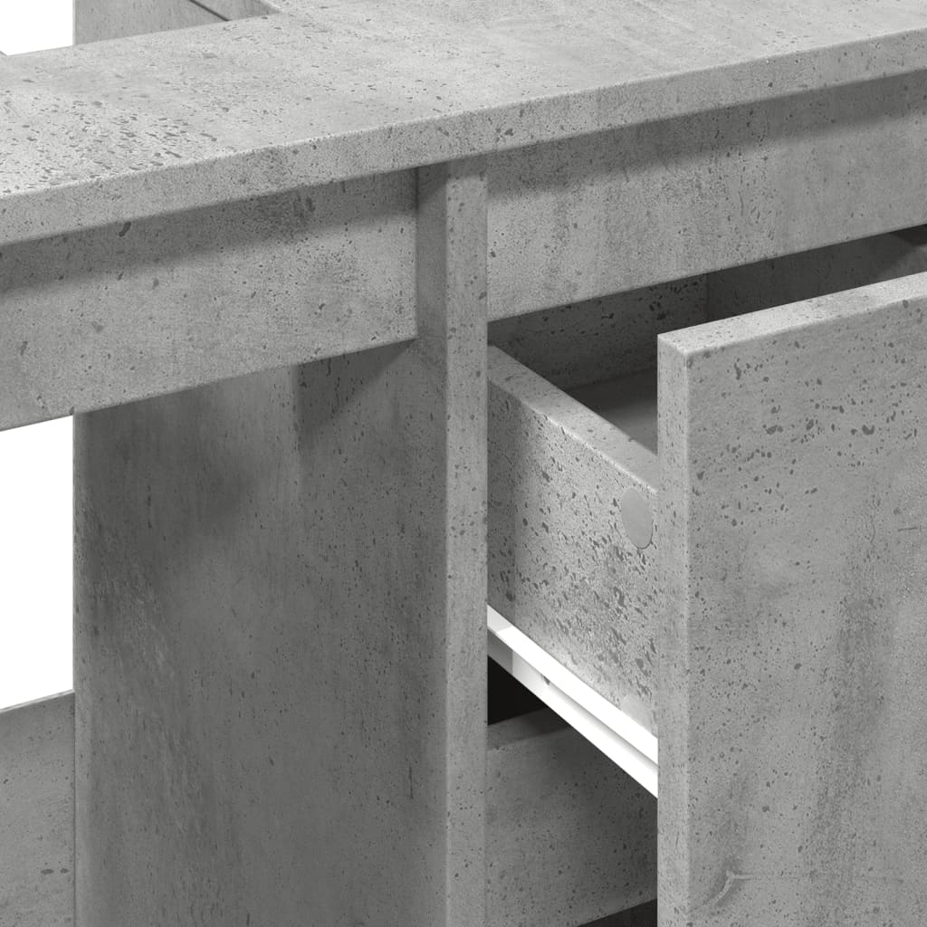 Dulap De Chiuvetă, Gri Beton, 65X33X60 Cm, Lemn Prelucrat