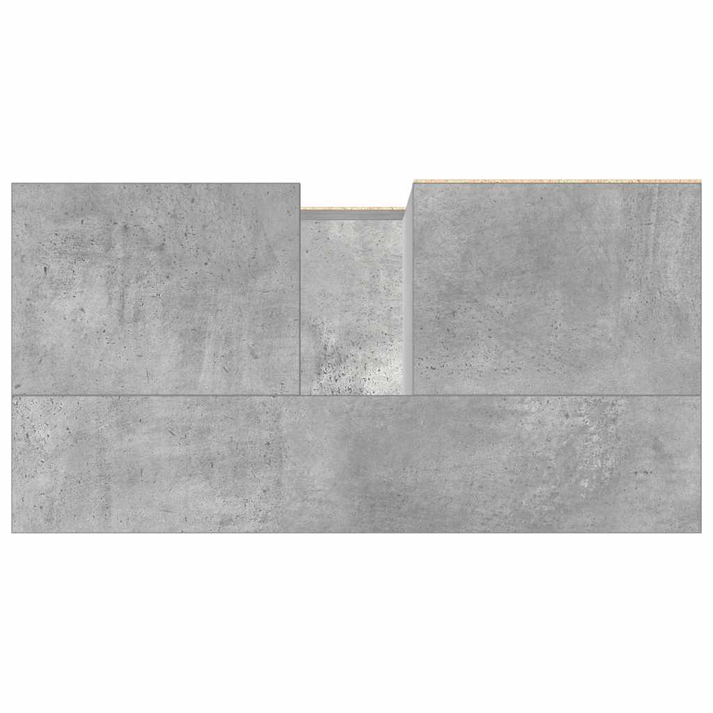 Dulap De Chiuvetă, Gri Beton, 65X33X60 Cm, Lemn Prelucrat