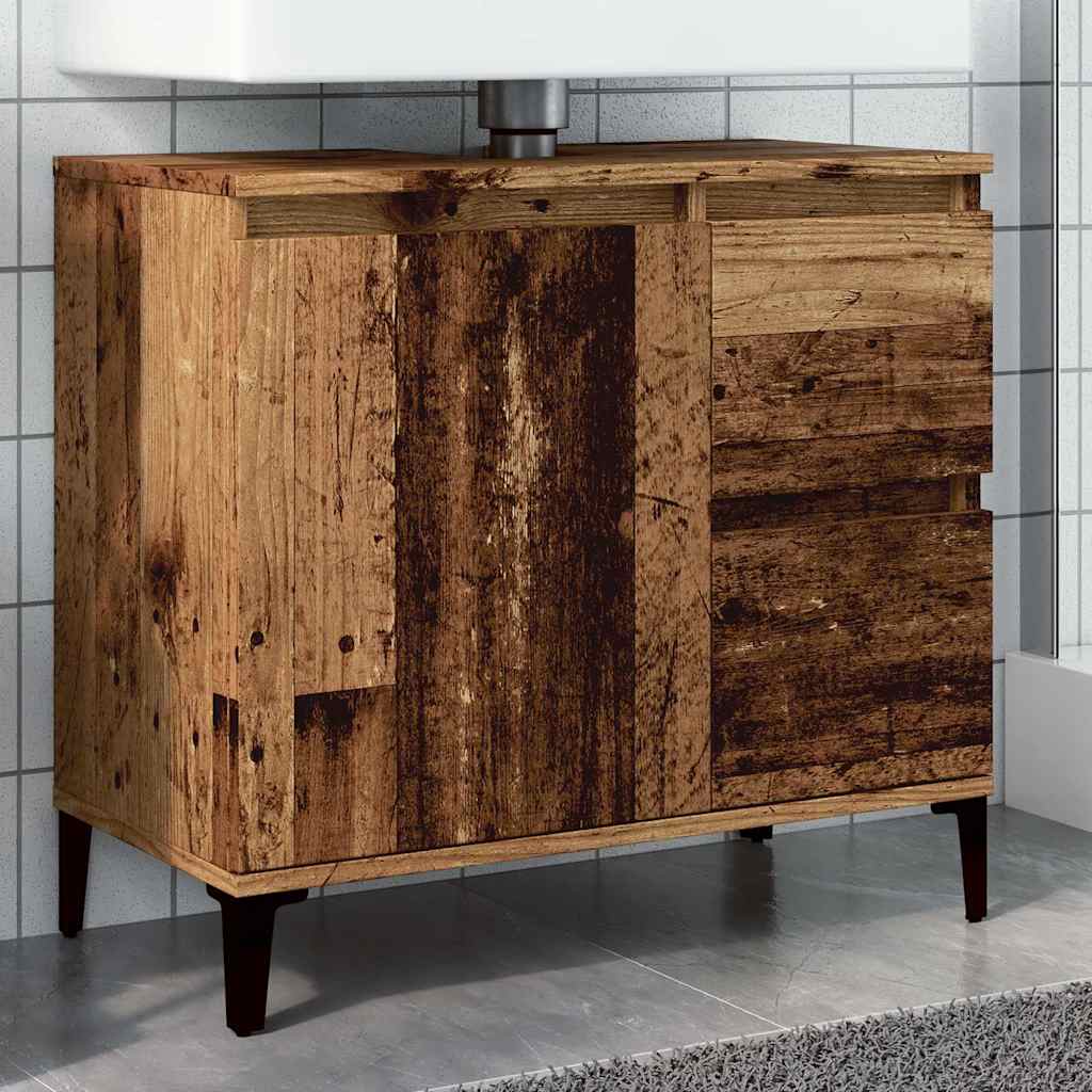 Dulap De Baie, Alb Extralucios, 65X33X60 Cm, Lemn Prelucrat