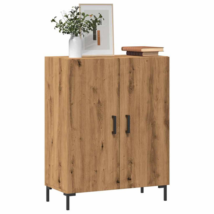 Dulap, Stejar Fumuriu, 69,5X34X90 Cm, Lemn Compozit