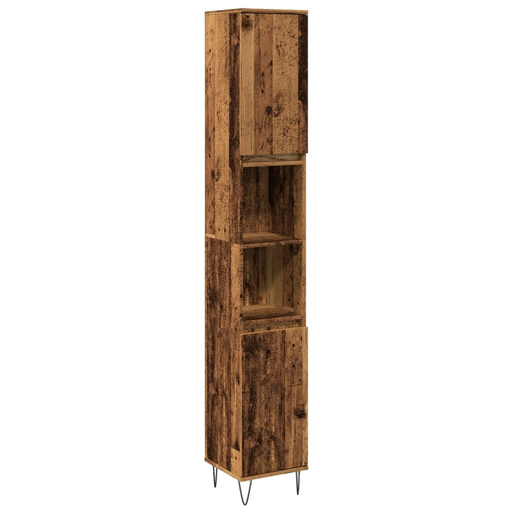 Dulap De Baie, , 30X30X190 Cm, Lemn Prelucrat