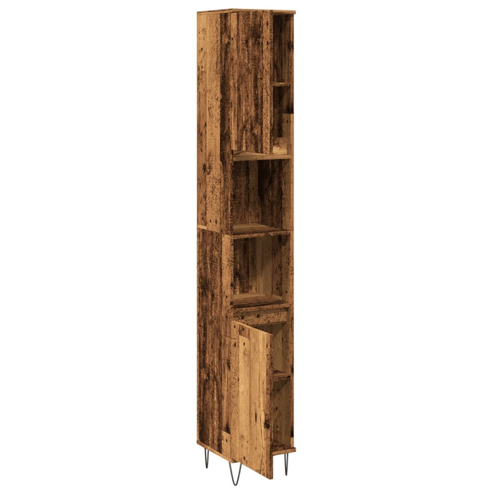 Dulap De Baie, , 30X30X190 Cm, Lemn Prelucrat