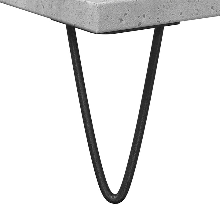 Dulap De Chiuvetă Baie, Gri Beton, 65X33X60 Cm, Lemn Prelucrat