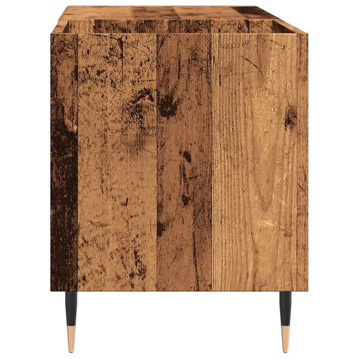 Dulap Pentru Discuri, Lemn Vechi, 84,5X38X48 Cm, Lemn Prelucrat