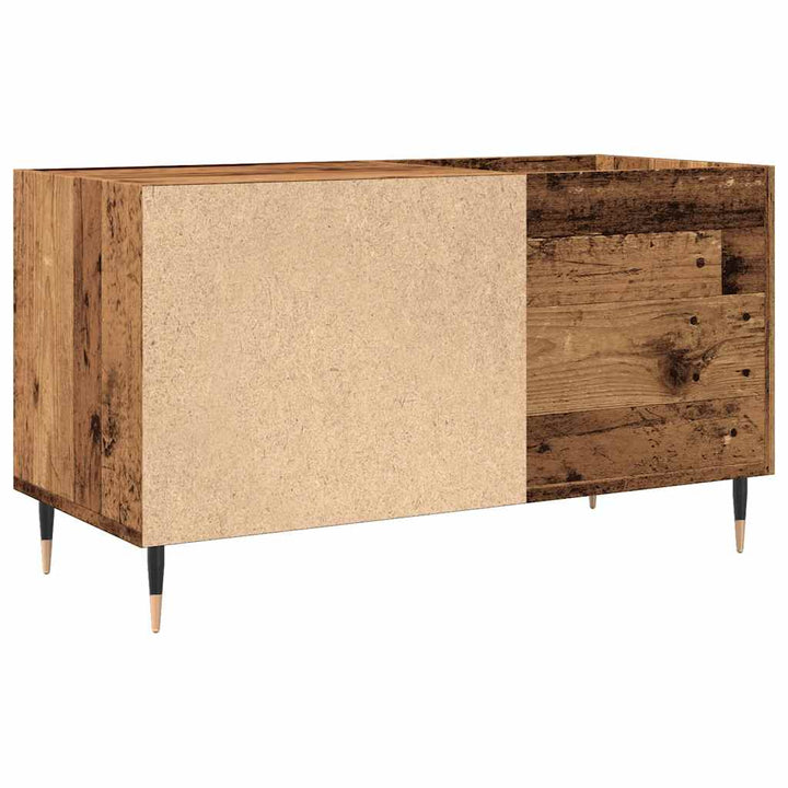 Dulap Pentru Discuri, Lemn Vechi, 84,5X38X48 Cm, Lemn Prelucrat
