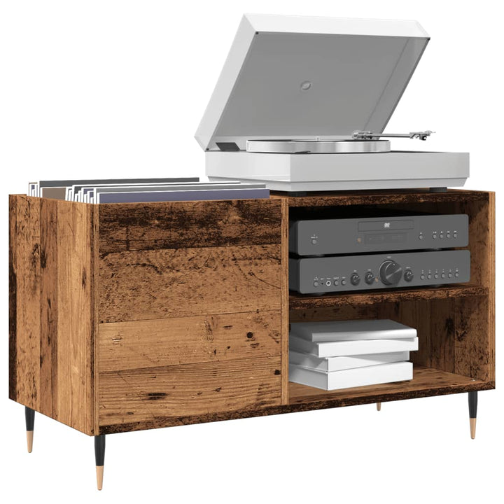 Dulap Pentru Discuri, Lemn Vechi, 84,5X38X48 Cm, Lemn Prelucrat